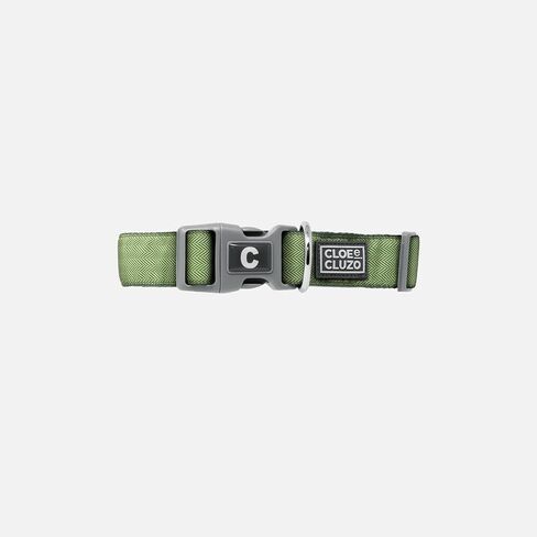 Adjustable Printed Dog Collar, Green in Saudi Arabia