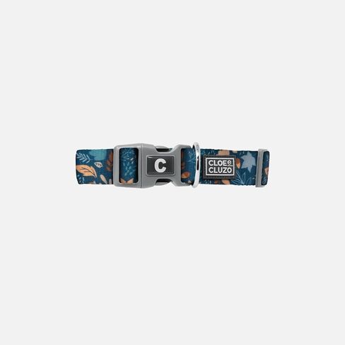 Adjustable Printed Dog Collar, Green in Saudi Arabia
