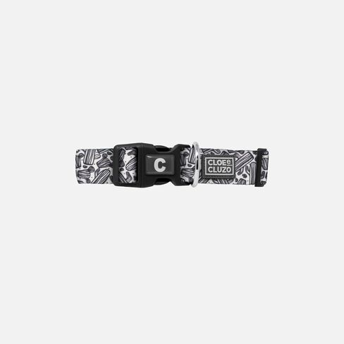 Adjustable Printed Dog Collar, Green in Saudi Arabia