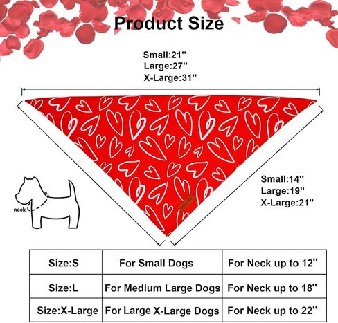 PTDECOR Christmas Dog Bandana,Xmas Pink Scarf Santa Deer Dog Bandana Reversible Holiday Dog Scarf, Pink Female Dog Christmas Bandanas for Medium Large Dogs Pets (Pink, Large) in Kuwait
