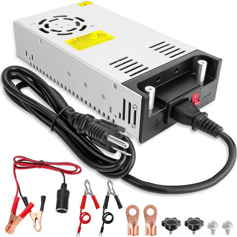 DC 12V 30A 360W Power Supply, Universal Switching Converter 110 AC to 12 Volt DC Converter for LED Strip 3D Printer CCTV Camera Security System Computer Project Radio in Saudi Arabia