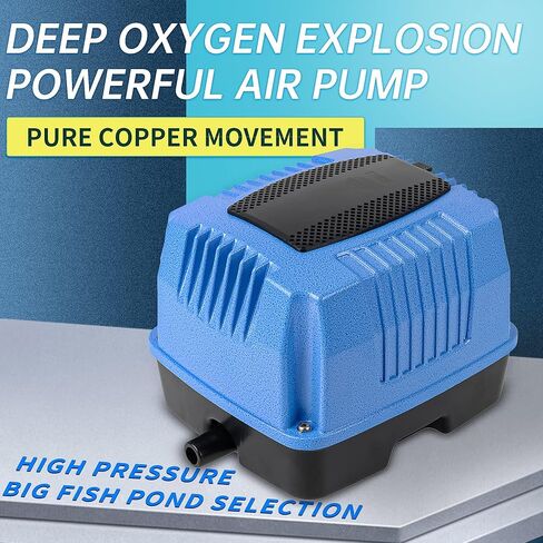 Aquarium Air Pump Kits, Adjustable Quiet Aerator 160GPH/260GPH/395GPH with Airstone Valve Tube in Saudi Arabia