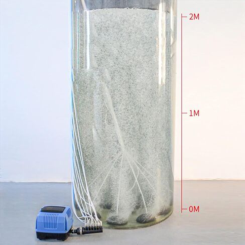 Aquarium Air Pump Kits, Adjustable Quiet Aerator 160GPH/260GPH/395GPH with Airstone Valve Tube in Saudi Arabia