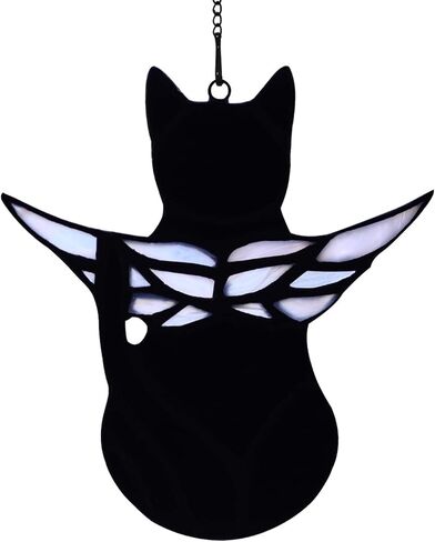 Angel Cat Figurine - Handcrafted Memorial Keepsake | Pet Loss Sympathy Gift | Elegant Angel Wings Design-White in Saudi Arabia