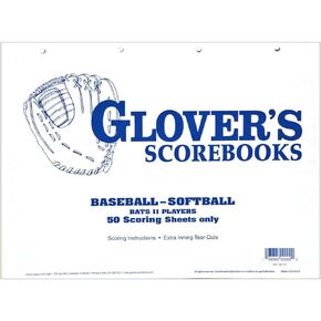 دفاتر نتائج جلوفر للبيسبول/الكرة اللينة 50 ورقة تسجيل (بدون إحصائيات) in Kuwait