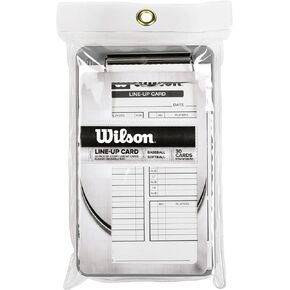 Wilson Lineup Cards White, One Size