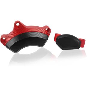 Motorcycle Engine Stator Slider Case Cover CNC Aluminum Replacement for BMW S1000RR S1000 RR K67 2019-2022 Accessories Motorcycle Parts(Red)
