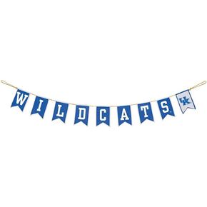 University of Kentucky Tailgate Banner by Hanna’s Handiworks – Lightweight Pre-Strung Fabric Decoration for Indoor or Outdoor – Represent your NCAA College & Show Team Spirit with UK Fan Décor