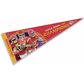Chiefs Super Bowl 2024 Players Full Size Large Pennant
