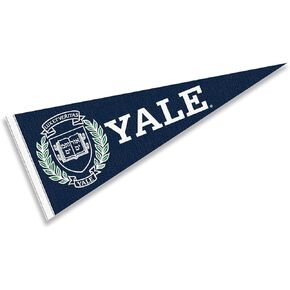 College Flags & Banners Co. Yale Pennant Full Size Felt