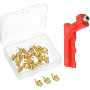 مسامير المسار PATIKIL، المسامير الفولاذية القصيرة للمسار والمسامير الميدانية للتشغيل المسامير مع مفتاح ربط سبايك in Kuwait