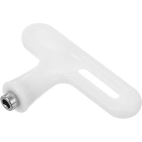 PATIKIL Steel Track Spikes Wrench, Sports Shoe Spikes Replacement Tool T Type Wrench Nail Puller for Track and Field Spikes Shoes, White