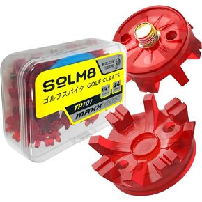 Golf Shoe Cleats Metal Screw Threading Dia ¼ Inch Easy to Install on Golf & Cricket Spike Shoes