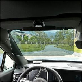 2Pcs HD Visor Sunshade Extender for Car,72.5% Strong-Light Blocking Rate - Anti-Glare Car Visor Protect from Sun Glare, Snow Blindness and UV Rays (2Pcs)