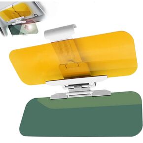 WSSROGY Day and Night Anti-Glare Polarized Car Sun Visor Extender Universal for Car SUVs Trucks