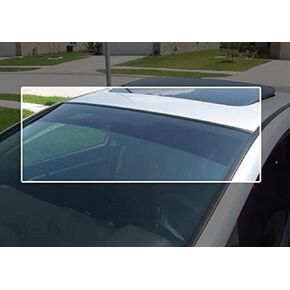 TRUE LINE Automotive Premium Nano Ceramic Front Windshield Tint Strip - Universal Rough Cut Windshield Visor - Superior Heat Reduction - Windshield Tint Strip Front
