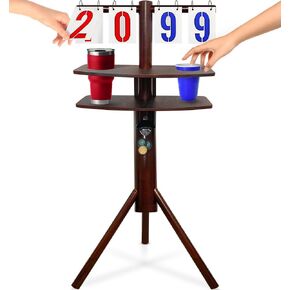 SWOOC Games – Cornhole Score Keeper & Other Yard Games – Weather Resistant – Cornhole Scoreboard with Drink Holder & Bottle Opener & Magnetic Cap Catch – Cornhole Accessories – Corn Hole Score Boards
