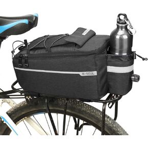 Bike Bag Back Rack Bag Waterproof Bicycle Panniers Carrier Cooler Big Capacity With Bottle Bag For Rear Rack