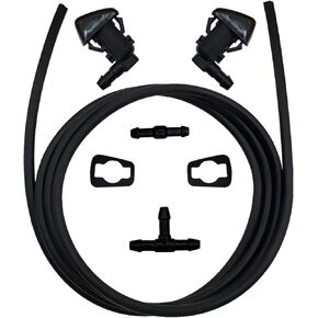 Naviurway Windshield Washer Nozzle Wiper Spray Hose Kit Compatible with Ford F250 F350 F450 F550 Super Duty 2011-2016 Replace OEM BC3Z-17603-A BC3Z-17K605-B