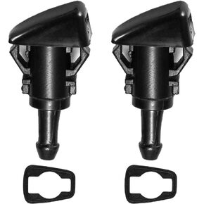2 Pack Windshield Wiper Washer Nozzle Spray Jet Kit Fit For 2001-2010 Chrysler Pt Cruiser, 2005-2010 Chrysler 300,2006-2010 Dodge Charger, 2007-2013 Dodge Journey, 2007-2012 Dodge Caliber