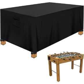Foosball Table Cover for Best Choice,48in Waterproof 210D Football Table Cover Outdoor Waterproof with 4 Windproof Buckles & Durable Handle,48"L x 40"W x 31"H(Only Cover)
