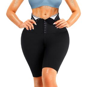 SCARBORO Sauna Sweat Pants for Women High Waist Compression Slimming Weights Thermo Legging Workout Body Shaper Sauna Suit