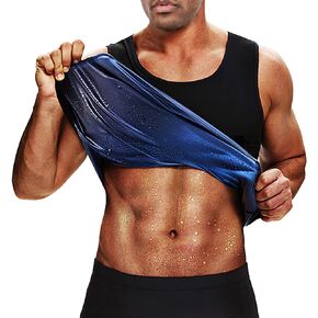 Sauna Sweat Vest Workout Tank Top Waist Trainer for Men Compression Workout Enhancing Vest