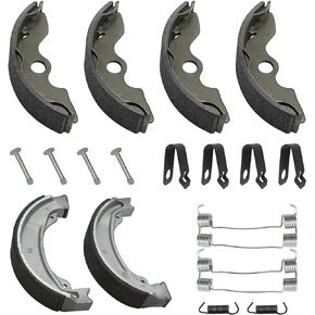 Front & Rear Brake Shoes Kit for Honda Recon 250 1997-2022, 06450-HC4-900 06430-HM8-A10 06430-HM8-A00
