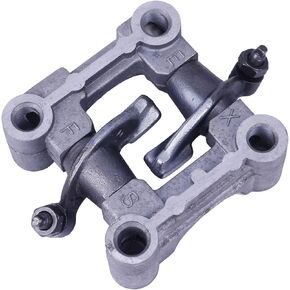 Glixal ATMT1-096 GY6 139QMB 139QMA Scooter Moped ATV Camshaft Seat Holder Rocker Arms Assy GY6 49cc 50cc Engine (For 64mm Valve Length)