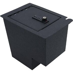 JIKE Center Console Gun Safe - Console Gun Vault Compatible with 2010-2024 Toyota 4Runner, 4 Digit Lock with Backup Key.