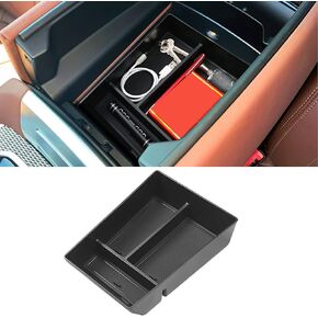 Jaronx Compatible with BMW X1 Center Console Organizer Tray 2023 2024 2025 U11, 2PCS Lower Console Organizer Tray, TPE Under Console Storage Box for 2023-2025 BMW X1 Accessories