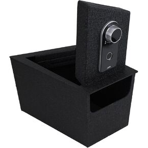 JIKE Center Console Gun Safe - Console Gun Vault Compatible with 2021-2023 Hyundai Elantra (Fingerprint Lock with Key)