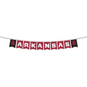 Arkansas Razorbacks Banner String Pennant Flags