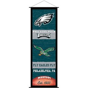 Philadelphia Eagles Banner and Scroll Sign
