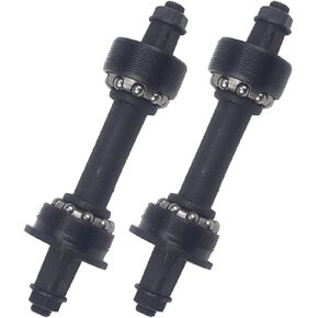 Bike Bottom Brackets Set Steel Bicycle Shaft Axie Bottom Brackets Fixed Steel Crank Square Hole Bottom Bracket 3S/3T/3P/5S Cycling Bearing Cages for MTB Bikes