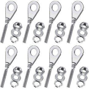 8Pcs 15mm 0.59'' Chain Tensioner Adjuster Chain Axle Adjuster,Chain Adjuster Tensioner fit for 196cc 6.5HP Massimo MB200 Baja Warrior MB165 Motovox Mini Bike CRF50 CRF70 XR70 XR80 XR100