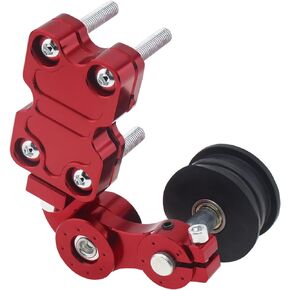 Windance Adjuster Chain Tensioner for Motorcycle Chopper ATV (Red)