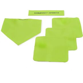Rukket Kickball Set with Bases | Rubber Throw Down Plates and Kick Ball | Perfect for Kids and Adults | Playground and Backyard Game | Air Pump and Foul Line Cones