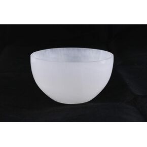 Soul Sticks Selenite Crystal Bowls for Smudging, Healing, Recharging Crystals | Pure Selenite Smudge Bowl & Crystal Charging Station Ethically Sourced in Morocco (4 Inch (Pack of 1)