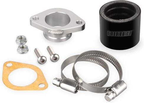 NIBBI Motorcycle CC Manifold Intake 33mm Manifold Intake Boot للمحرك الأفقي CG محرك Minibike Dirt Bike Motorcross TTR SSR (أفقي-6 * 25) in Saudi Arabia