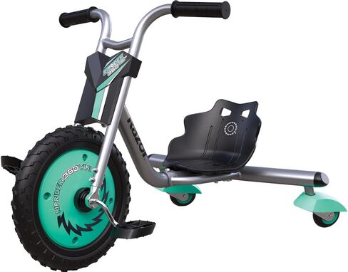دراجة ثلاثية العجلات Razor RipRider 360 Mini، تدور 360 درجة، عجلات خلفية مزدوجة مائلة لسهولة الدوران والانجراف، إطار وشوكة فولاذية ملحومة متينة، مقعد دلو قابل للتعديل in Saudi Arabia