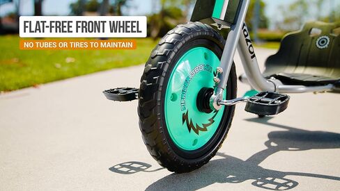 دراجة ثلاثية العجلات Razor RipRider 360 Mini، تدور 360 درجة، عجلات خلفية مزدوجة مائلة لسهولة الدوران والانجراف، إطار وشوكة فولاذية ملحومة متينة، مقعد دلو قابل للتعديل in Saudi Arabia