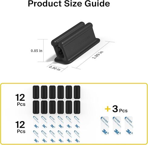 6 قطع من حامل الأقلام، مشبك قلم لاصق لمكتب مدرس الطلاب، منظم أقلام من السيليكون مناسب عالمي، حامل قلم تحديد ذو قبضة قوية لحافظة السبورة البيضاء للمكتب - سهل الإزالة، لا يترك بقايا in Kuwait