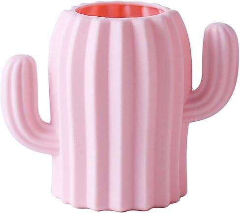 Silicone Pen Holder Cactus Pencil Holder Cute Pens Cup for Desk for Kids Office Decor Desk Accessories Pen Pot Desk Organizer (Dark Green) in Saudi Arabia