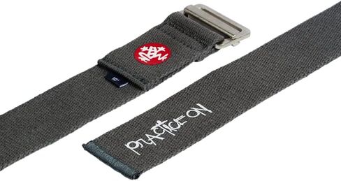 Manduka Align Yoga Strap - Lightweight Cotton, Secure, Slip Free Support, 1.75 Inch Wide, Various Sizes and Colors in Saudi Arabia