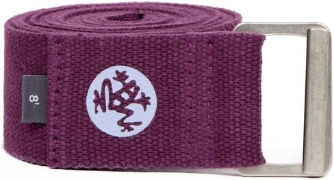 Manduka Align Yoga Strap - Lightweight Cotton, Secure, Slip Free Support, 1.75 Inch Wide, Various Sizes and Colors in Saudi Arabia