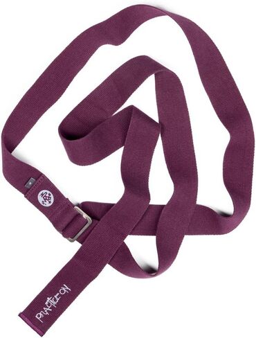 Manduka Align Yoga Strap - Lightweight Cotton, Secure, Slip Free Support, 1.75 Inch Wide, Various Sizes and Colors in Saudi Arabia