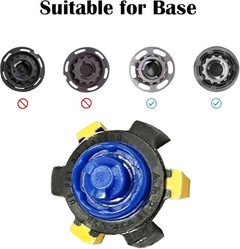 مسامير جولف، 28 قطعة من مسامير أحذية الجولف مع قطعة واحدة من مفتاح ربط مرابط الجولف سهلة التركيب، استبدال مسامير جولف لأحذية الجولف ثلاثية Fast Lok (أزرق/أصفر/أسود) LONGKUN in Kuwait