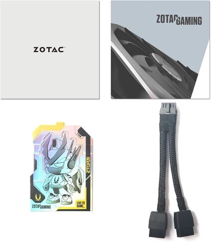 ZOTAC Gaming GeForce RTX 4070 Super Twin Edge OC DLSS 3 12GB GDDR6X 192-bit 21 Gbps PCIE 4.0 بطاقة رسومات مدمجة للألعاب، IceStorm 2.0 تبريد متقدم، إضاءة Spectra RGB، ZT-D40720H-10M in Saudi Arabia