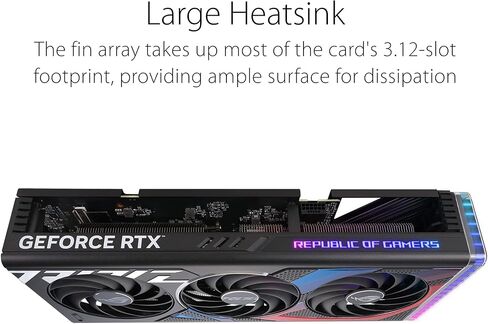 ASUS ROG Strix GeForce RTX™ 4070 OC Edition Gaming Graphics Card (PCIe 4.0, 12GB GDDR6X, DLSS 3, HDMI 2.1, DisplayPort 1.4a) in Saudi Arabia